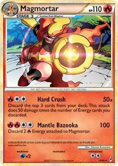 0016 Magmortar - 16/95 (Call of Legends) Rare Deck Exclusives