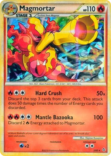 0002 Magmortar - 2/95 (Cracked Ice Holo) Promo Miscellaneous Cards & Products