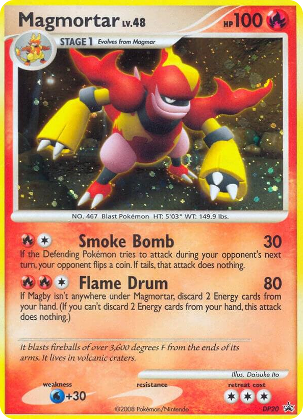 DP020 Magmortar - DP20 Promo Diamond and Pearl Promos