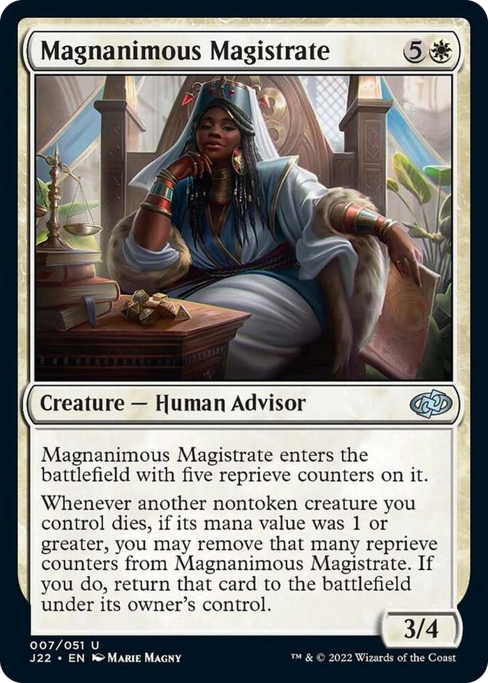 Magnanimous Magistrate #7 U - Jumpstart 2022 Pokemon card