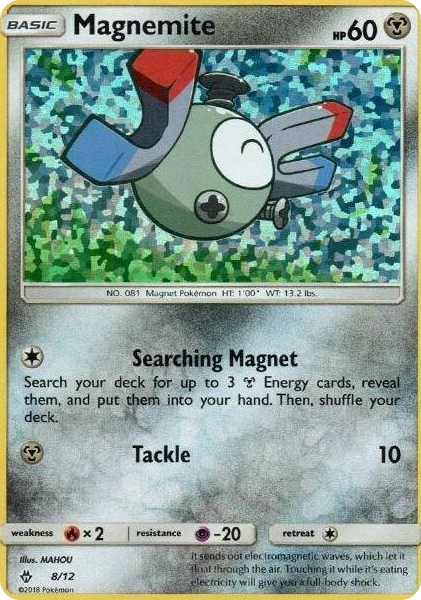0008 Magnemite Promo McDonald's Promos 2018
