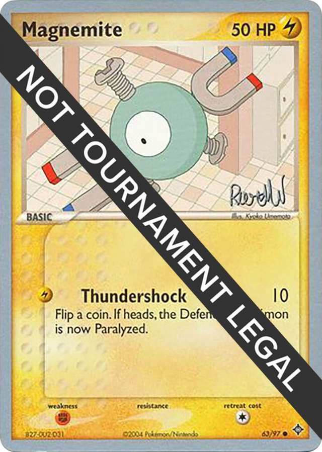 0063 Magnemite - 2004 (Reed Weichler) Common World Championship Decks