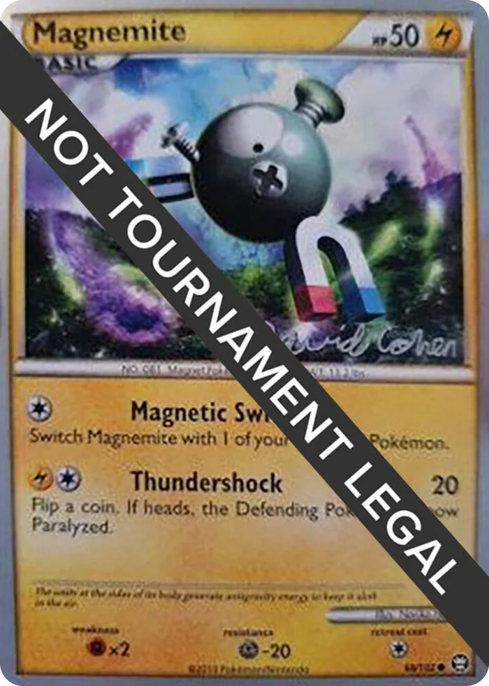 0068 Magnemite - 2011 (David Cohen) Common World Championship Decks
