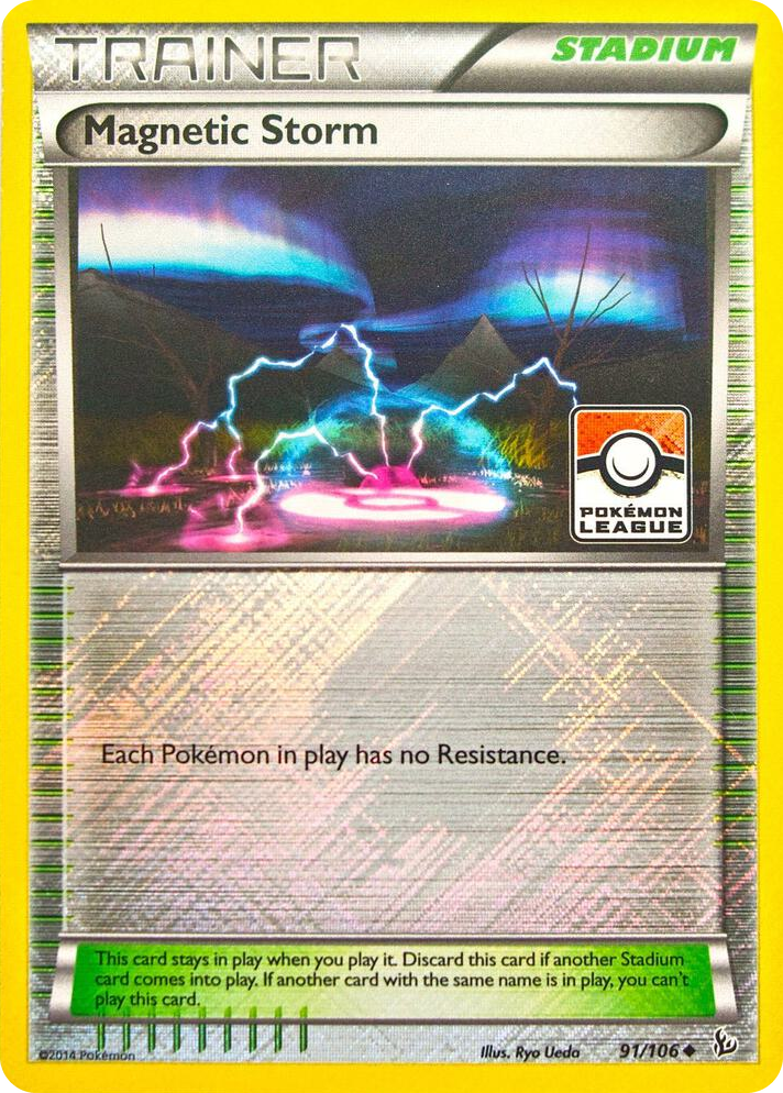0091 Magnetic Storm - 91/106 (Pokemon League) Promo League & Championship Cards