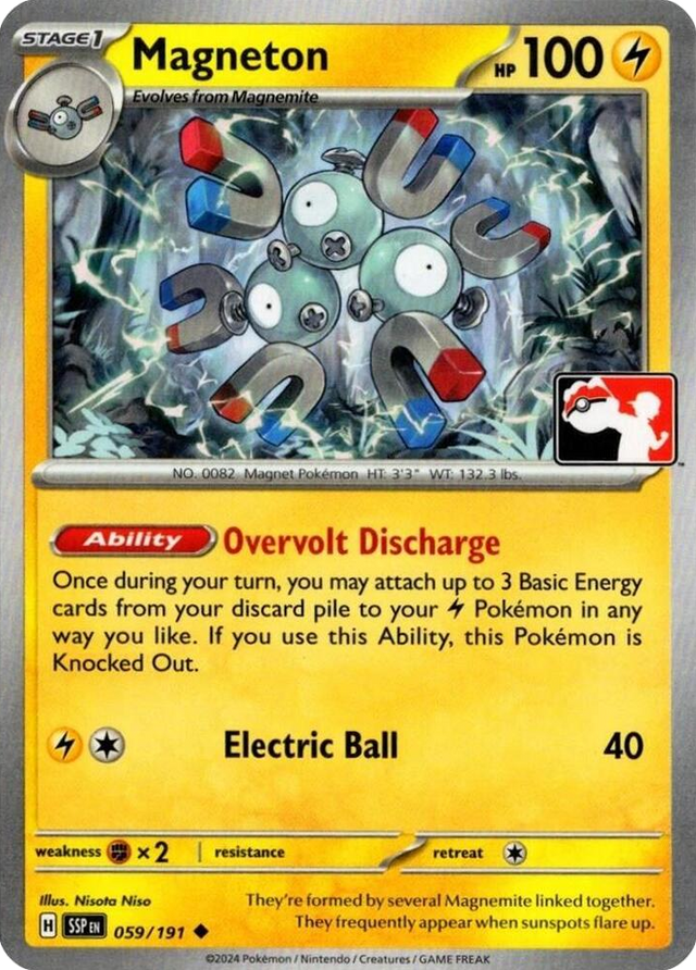 0059 Magneton Uncommon Prize Pack Series Cards