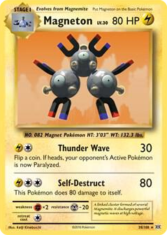 0038 Magneton - 38/108 (XY Evolutions) Rare Deck Exclusives