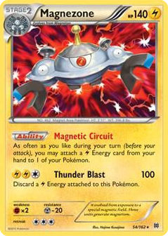 0054 Magnezone - 54/162 (XY BREAKthrough) Rare Deck Exclusives