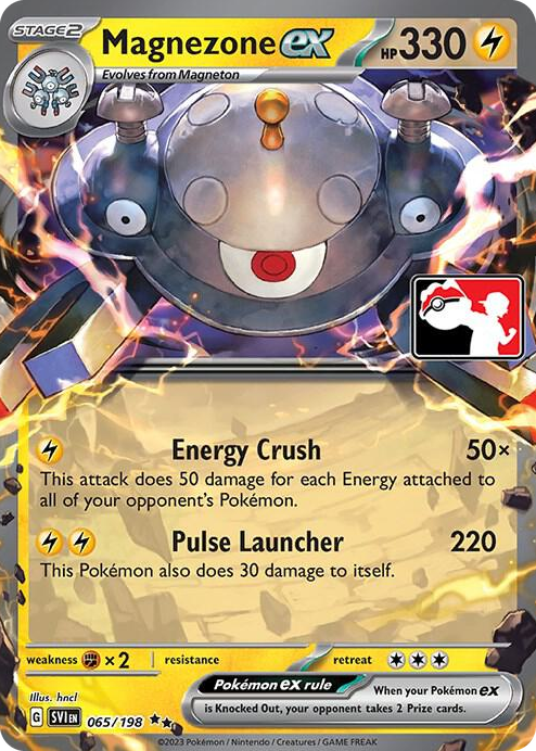 0065 Magnezone ex Double Rare Prize Pack Series Cards