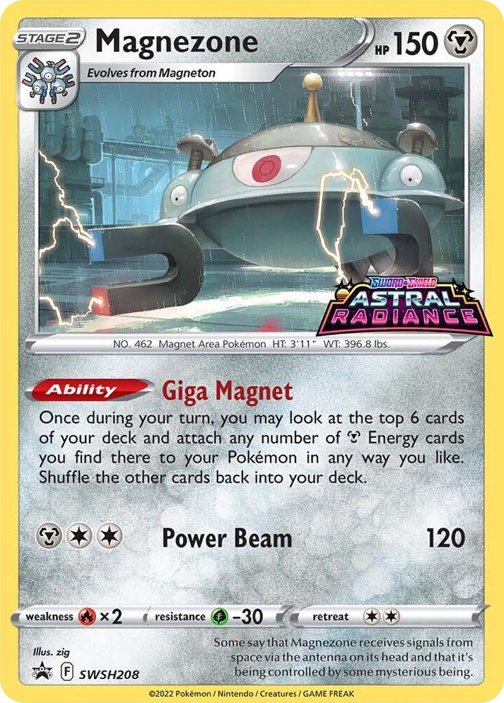 0208 Magnezone - SWSH208 Promo Sword & Shield Promo Cards