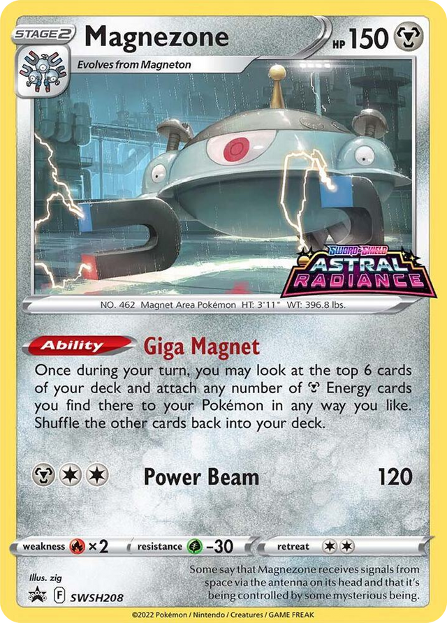0208 Magnezone - SWSH208 Promo Sword & Shield Promo Cards