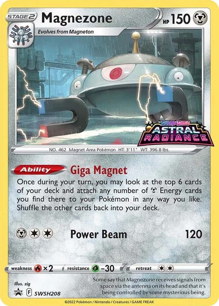 0208 Magnezone - SWSH208 Promo Sword & Shield Promo Cards