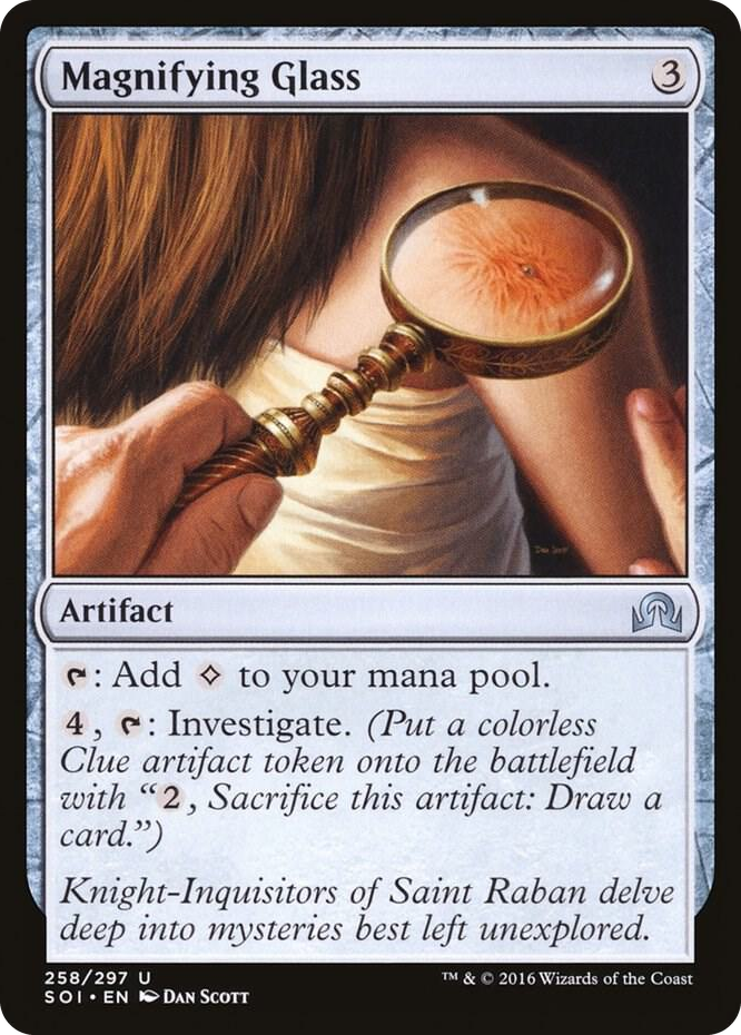 Magnifying Glass #258 U - Shadows over Innistrad Pokemon card