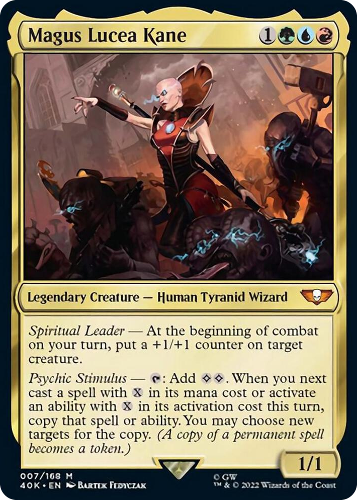 0007 Magus Lucea Kane (Surge Foil) M Universes Beyond: Warhammer 40,000