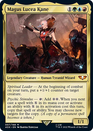 0007 Magus Lucea Kane (Surge Foil) M Universes Beyond: Warhammer 40,000