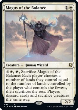 0699 Magus of the Balance R Commander Legends: Battle for Baldur's Gate