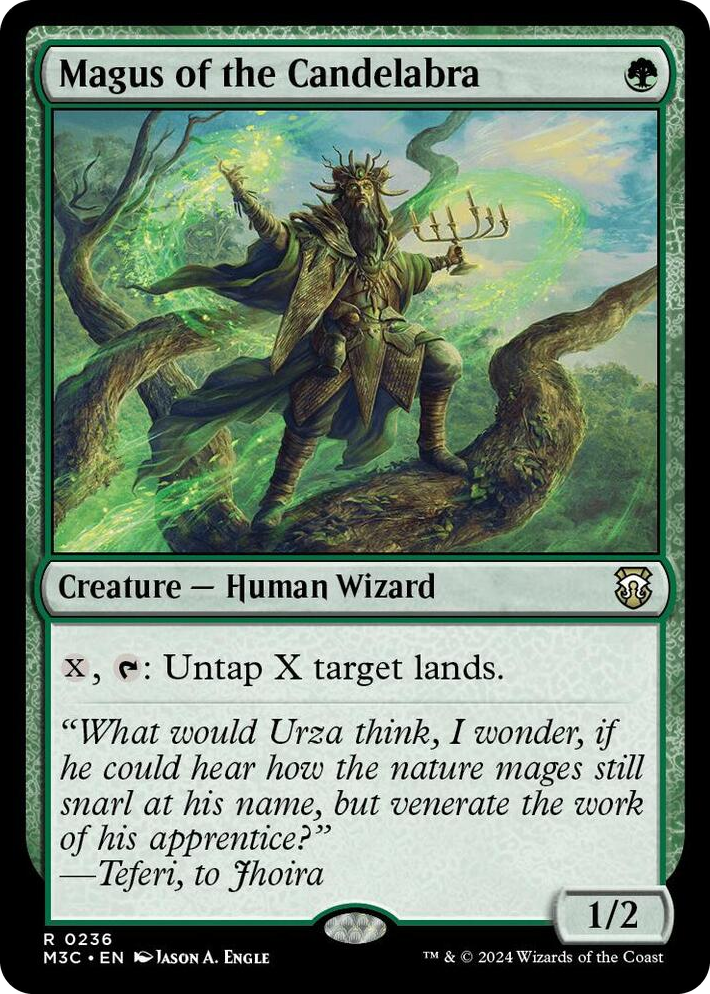 0236 Magus of the Candelabra R Commander: Modern Horizons 3