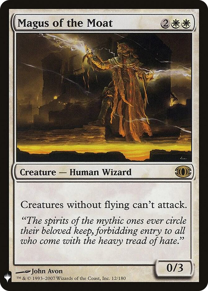 Magus of the Moat #12 R - The List Reprints Pokemon card