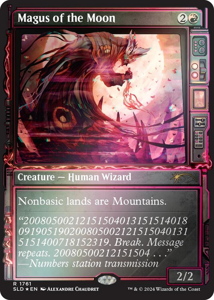 Magus of the Moon (Rainbow Foil) #1761 R - Secret Lair Drop Series Pokemon card