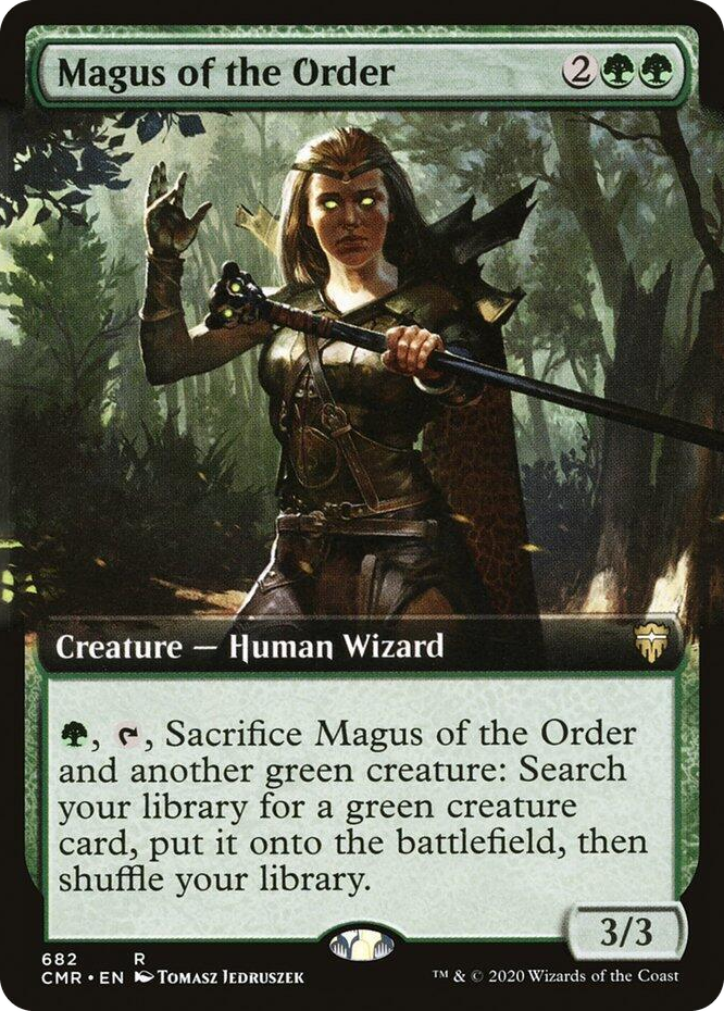 0682 Magus of the Order (Extended Art) R Commander Legends