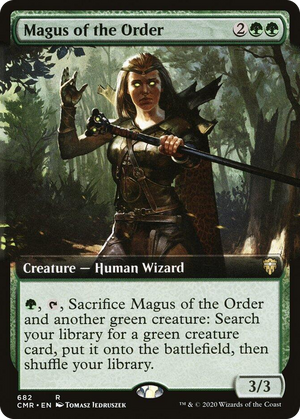 0682 Magus of the Order (Extended Art) R Commander Legends