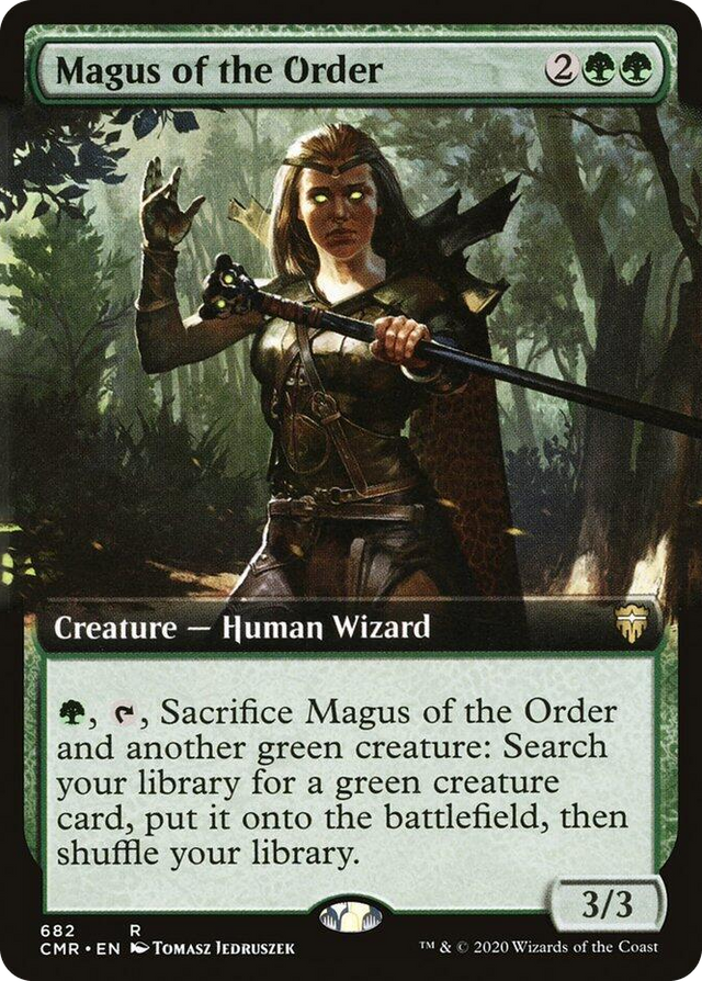 0682 Magus of the Order (Extended Art) R Commander Legends