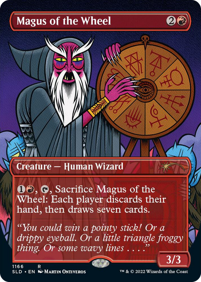 Magus of the Wheel #1166 R - Secret Lair Drop Series Pokemon card