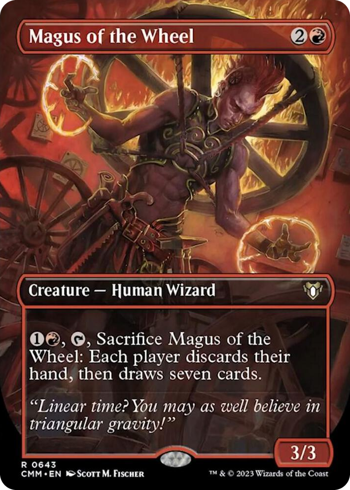 0643 Magus of the Wheel (Borderless) R Commander Masters