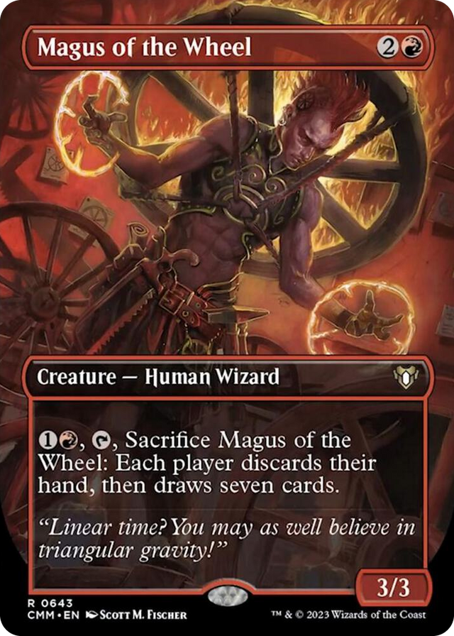 0643 Magus of the Wheel (Borderless) R Commander Masters