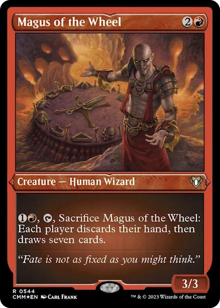 0544 Magus of the Wheel (Foil Etched) R Commander Masters