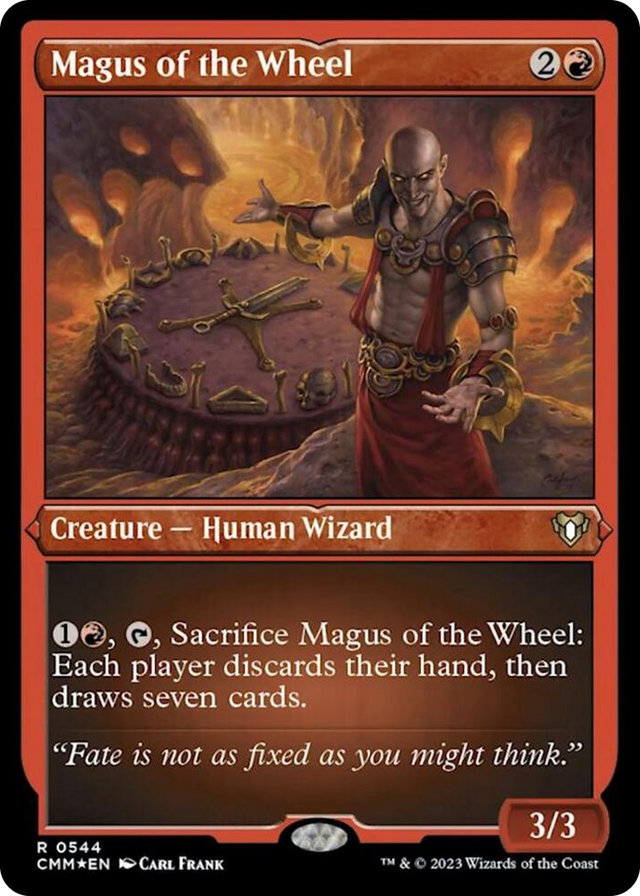 0544 Magus of the Wheel (Foil Etched) R Commander Masters