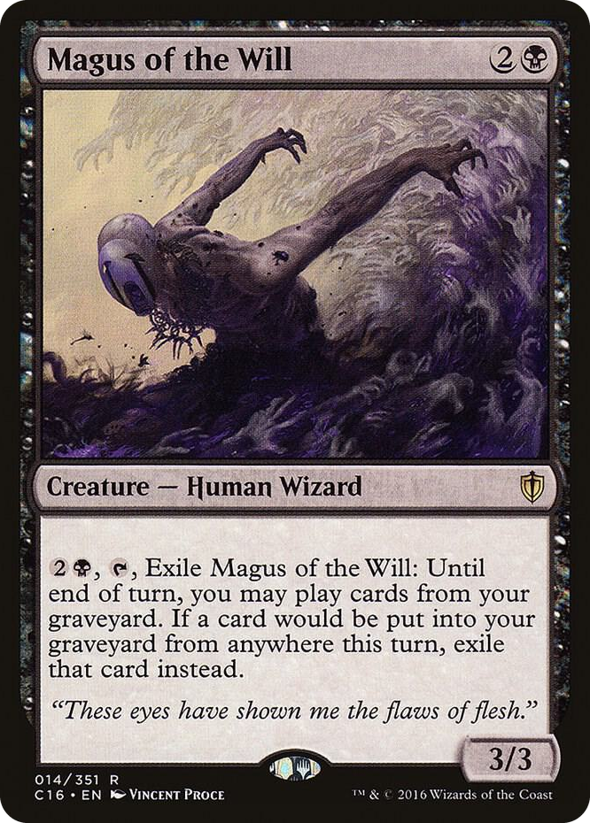Magus of the Will #14 R - Commander 2016 Pokemon card