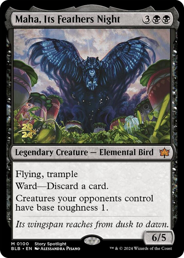 0100 Maha, Its Feathers Night M Prerelease Cards
