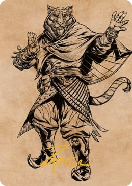 Mahadi, Emporium Master Art Card (Gold-Stamped Signature) #70 S - Art Series: Commander Legends: Battle for Baldur's Gate Pokemon card
