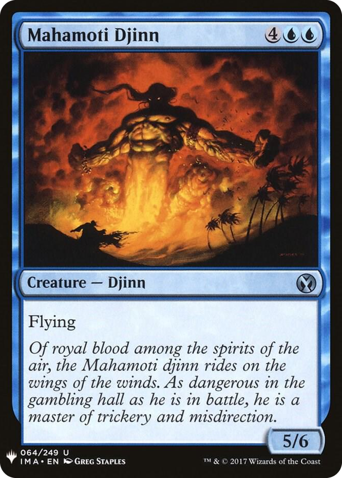 Mahamoti Djinn #64 U - The List Reprints Pokemon card