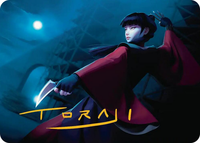 0010 Mai, Jaded Edge Art Card (Gold-Stamped Signature) S Art Series: Avatar: The Last Airbender