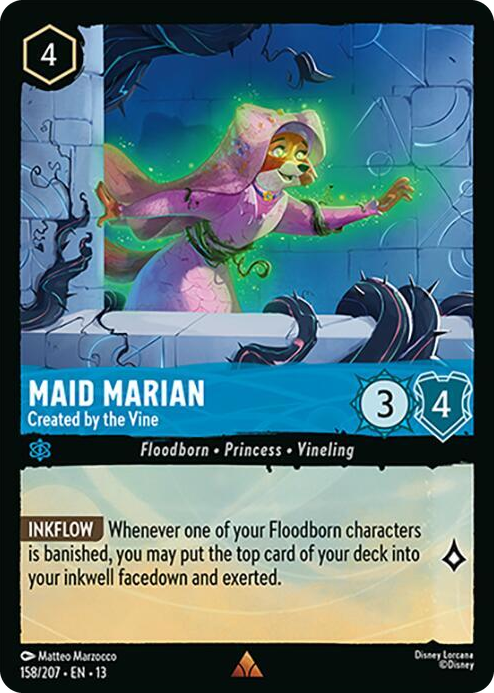 Maid Marian - Created by the Vine #158 Rare - Attack of the Vine! Pokemon card