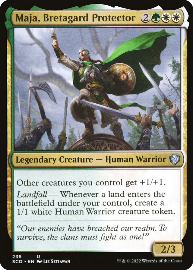 0235 Maja, Bretagard Protector U Starter Commander Decks