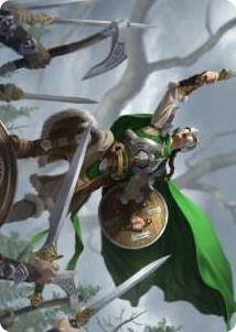 0061 Maja, Bretagard Protector Art Card S Art Series: Kaldheim