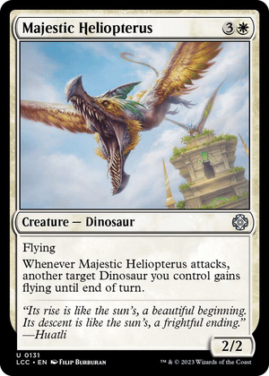 0131 Majestic Heliopterus U Commander: The Lost Caverns of Ixalan