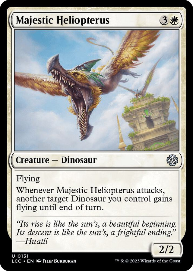 0131 Majestic Heliopterus U Commander: The Lost Caverns of Ixalan