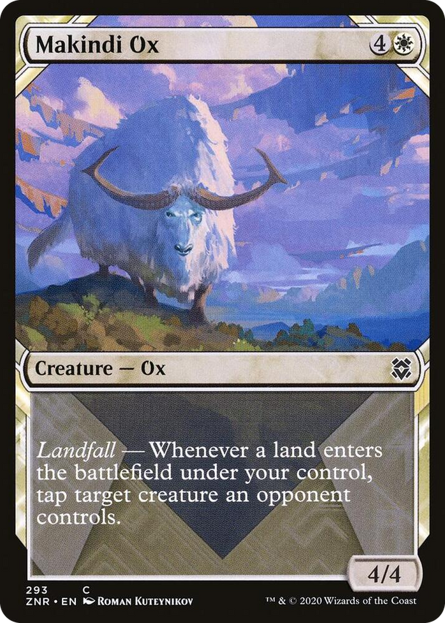 0293 Makindi Ox (Showcase) C Zendikar Rising