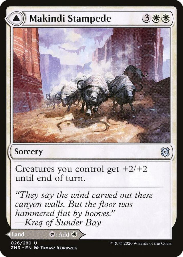 0026 Makindi Stampede U Zendikar Rising