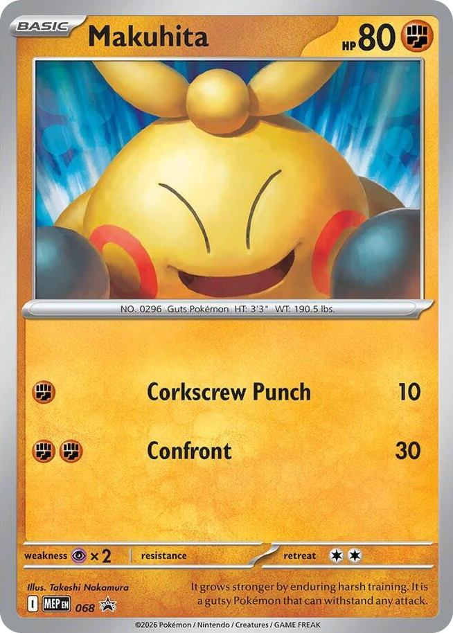 0068 Makuhita - 068 Promo Mega Evolution Promo