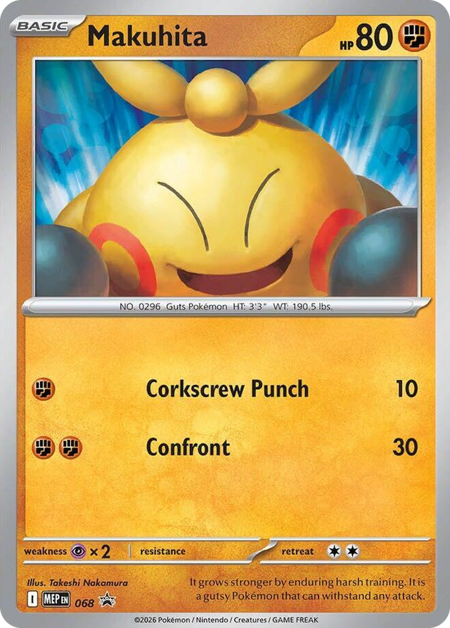 0068 Makuhita - 068 Promo Mega Evolution Promo