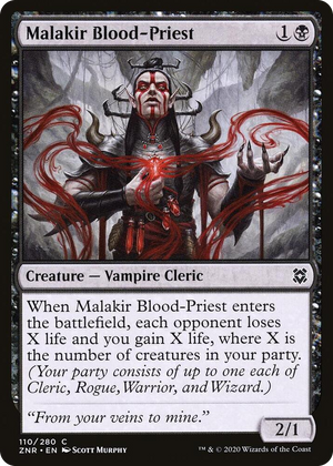0110 Malakir Blood-Priest C Zendikar Rising