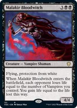 0131 Malakir Bloodwitch R Commander: Innistrad: Crimson Vow
