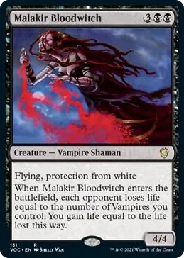0131 Malakir Bloodwitch R Commander: Innistrad: Crimson Vow
