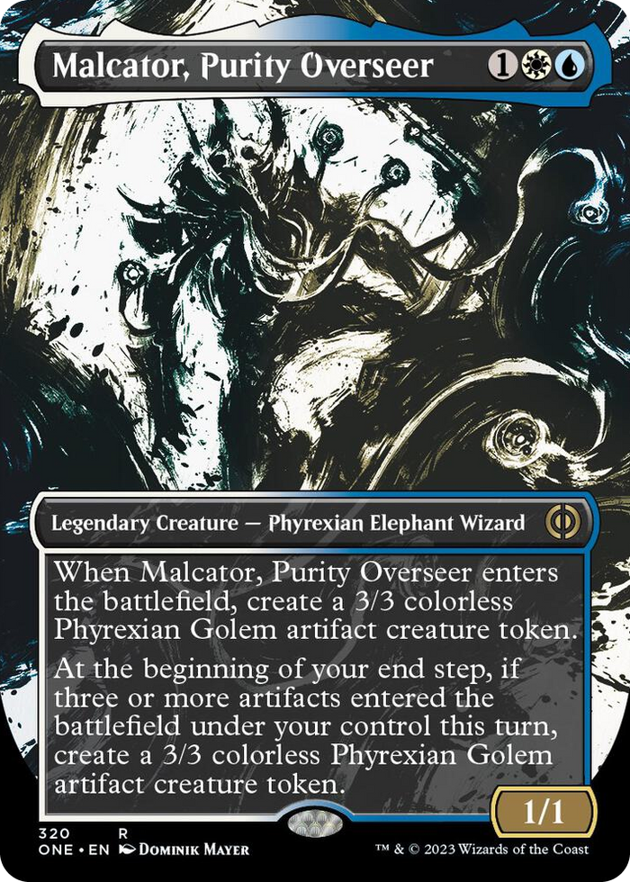 Malcator, Purity Overseer (Showcase) #320 R - Phyrexia: All Will Be One Pokemon card