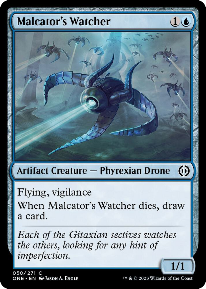 Malcator's Watcher #58 C - Phyrexia: All Will Be One Pokemon card