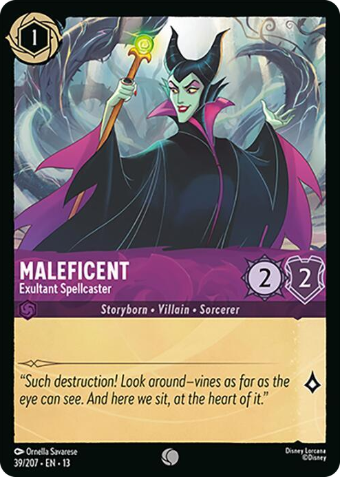 0039 Maleficent - Exultant Spellcaster Common Attack of the Vine!